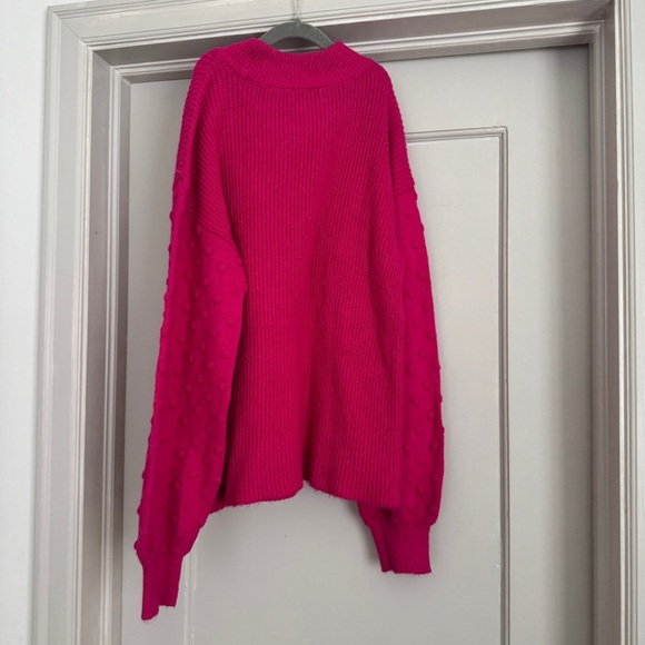 CeCe Pink Crew Neck Sweater Soft Knit - Picture 5 of 8